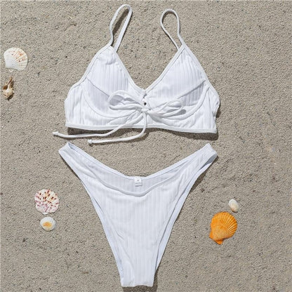 Ribbed Bikini Set