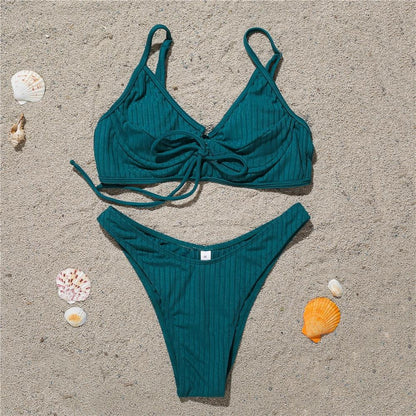 Ribbed Bikini Set